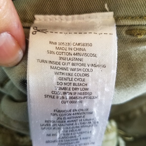 Current Elliot | The Weslan Lace-Up Cuff Pants - Picture 5 of 8